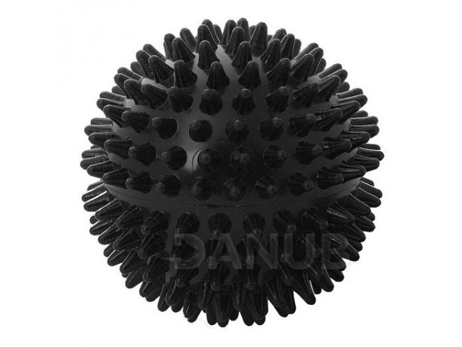 SPRINGOS Masážní ježek 7,5 cm - černý