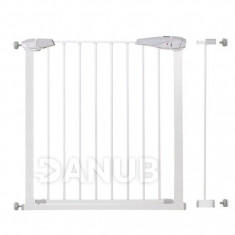 SPRINGOS Bezpečnostní bariérová zábrana pro schody a dveře - bílá - 77-92 cm