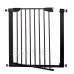 SPRINGOS Bezpečnostní bariérová zábrana pro schody a dveře - černá - 75-124cm