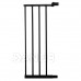 SPRINGOS Bezpečnostní bariérová zábrana pro schody a dveře - černohnědá - 75-110 cm