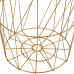 SPRINGOS drátěný konferenční stolek 40cm - zlatý