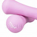 SPRINGOS Fitness činky neoprénové 1,5kg tmavě růžové - 2ks