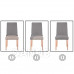 SPRINGOS Návlek na židli univerzální - béžový