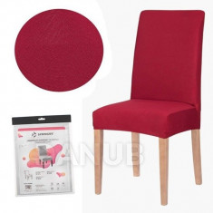 SPRINGOS Návlek na židli univerzální - červený