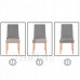 SPRINGOS Návlek na židli univerzální - černá mřížka