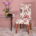SPRINGOS Návlek na židli univerzální - barevné květy