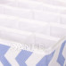 SPRINGOS Organizér na prádlo - 24 přihrádek - modro-bílý