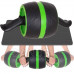 SPRINGOS Posilovací kolečko s podložkou na kolena - černo-zelené