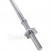 SPRINGOS Vzpěračská tyč rovná se závity 25mm - 150cm