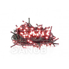 Vánoční LED světelný řetěz vnitřní - 50LED - 4M Červená