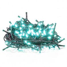 Vánoční LED světelný řetěz vnitřní - 50LED - 4M Tyrkysová