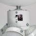 Stropní ventilátor se svítidlem - 105cm - 50W - bílá