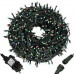 Vánoční led světelný řetěz vnější - ke spojování + programator - 500led - 25m multicolour