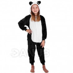 Plyšový overal Kigurumi - vzor panda - 120 - 130 cm