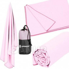Springos Rychleschnoucí ručník - 40x80cm - růžová