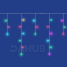 Vánoční led světelný řetěz vnější - SMART - programátor - 108led - 3m - RGB