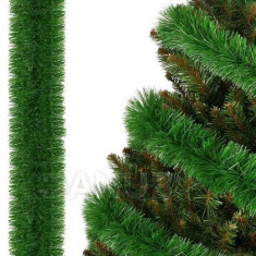 Vánoční girlanda - zelená - 6 m - průměr 7 cm