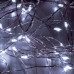 Vánoční LED svazek svítících řetězců - 10 řetězců po 20ks LED - 1,9m - Studená bílá