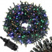 Vánoční led světelný řetěz vnější - programátor - 500led - 25m multicolour