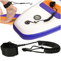 Bezpečnostní elastické lanko na kotník na paddleboard - 3m