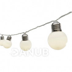 LED světelný řetěz venkovní - tvar hrušky - 20LED - 9,5m Teplá bílá
