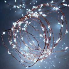 Vánoční LED světelný mikro řetěz venkovní - 80LED - 7,9M Studená bílá