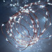 Vánoční LED světelný mikro řetěz venkovní - 80LED - 7,9M Studená bílá