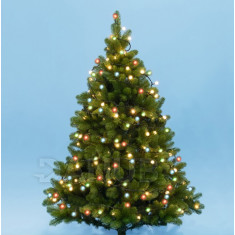 Vánoční LED světelný řetěz vnitřní - kuličky 1,5 cm - 200LED - 16M Multicolour