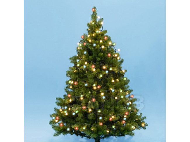 Vánoční LED světelný řetěz vnitřní - kuličky 1,5 cm - 200LED - 16M Multicolour