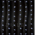 Vánoční LED světelná záclona vnitřní - závěs - hvězdy - 48LED - 1,5M Studená bílá