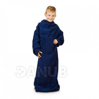 Deka s rukávy pro děti - Navy