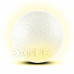 Dekorace, EVA koule, 2 teplé bílé LED, Ø15 cm