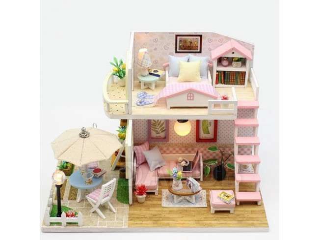 DIY Dřevěný patrový domeček pro panenky