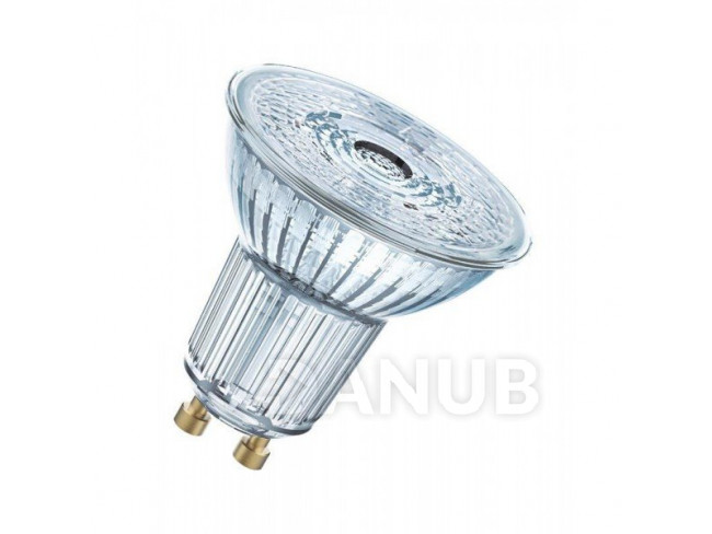LED žárovka GU10 OSRAM, 6,9W - Teplá bílá