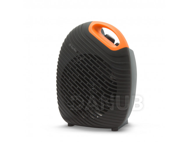 Multifunkční ohřívač / ventilátor černo-oranžový - 1800 / 2000W