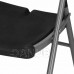 SPRINGOS Skládací židle - černá
