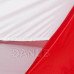SPRINGOS Samorozkladací plážový Pop up stan 200x120 cm - bílo červený