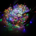Vánoční led světelná záclona vnější - programy - časovač + dálkový ovladač- 1000led - 40m multicolour