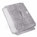 Springos Úložný box s víkem - 30x50x40cm - šedý