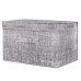 Springos Úložný box s víkem - 25x40x30cm - šedý