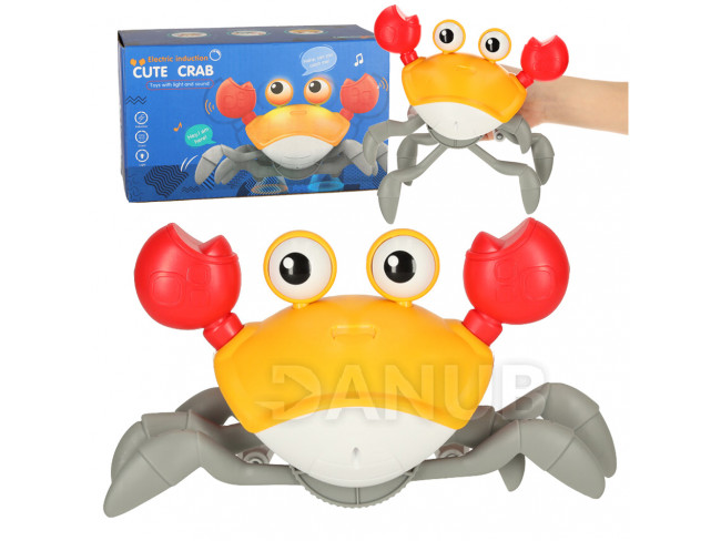 Interaktivní krab - žlutý