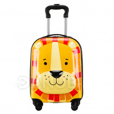 Dětský cestovní kufr na kolečkách - lev