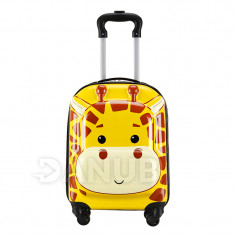 Dětský cestovní kufr na kolečkách - žirafa