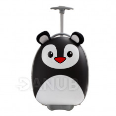 Dětský cestovní kufr na kolečkách - tučňák