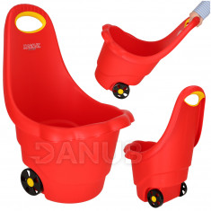 Multifunkční vozík pro děti - červený