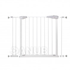 SPRINGOS Bezpečnostní bariérová zabrána pro schody a dveře - bílá - 97-106 cm