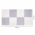 SPRINGOS Pěnové puzzle čtverce - 230x120x2, 5cm - bílá, šedá