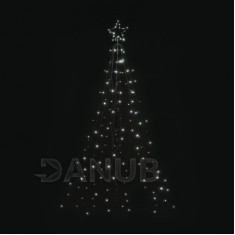 LED vánoční kovový strom, 180cm, vně...