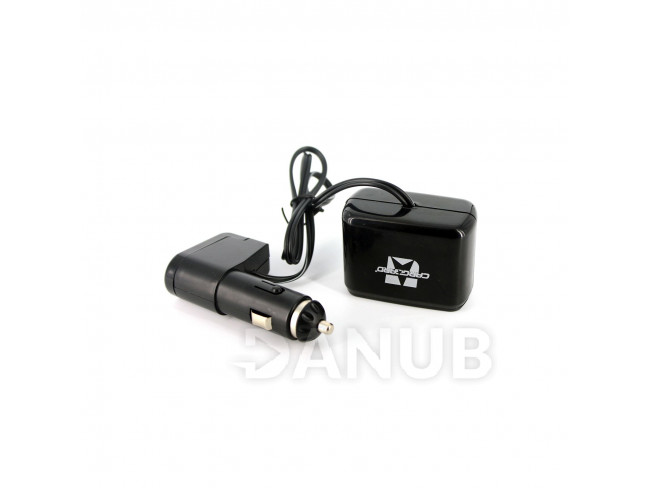 Rozbočovač do autozapalovače 2-itý + USB konektor 1A