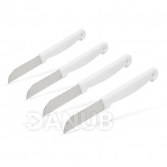 Kuchyňský nůž - bílý - 4 ks